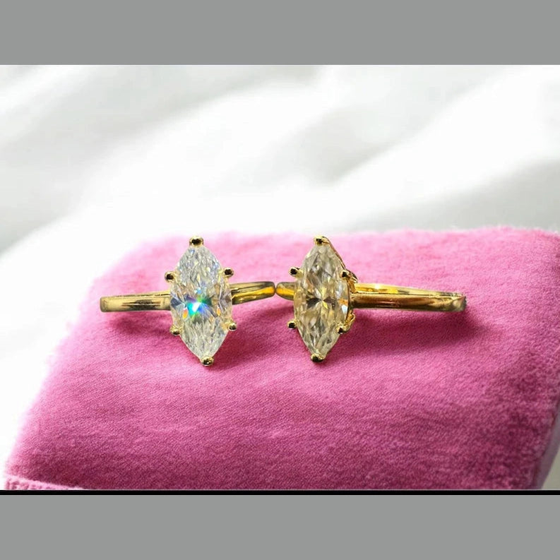 Marquise Cut Moissanite Women's Ring